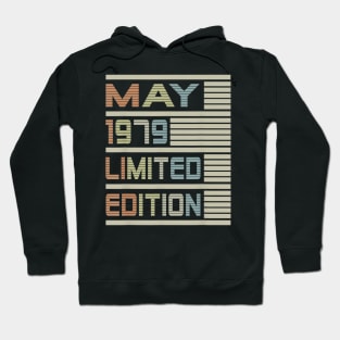 41th Birthday Gift May 1979 41 Years Old Hoodie